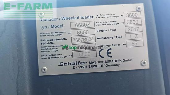 Minicargadora - Schaffer - 6680 z