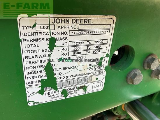 Tractor agrícola - John Deere - 6170r