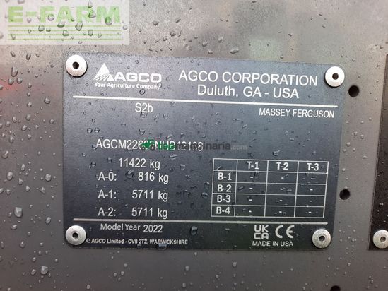 Empacadora gigant - Massey Ferguson - 2260 tc