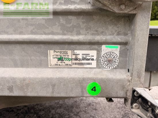 Remolqu agrícola - Pongratz - anhänger epa 250/12 t-stk