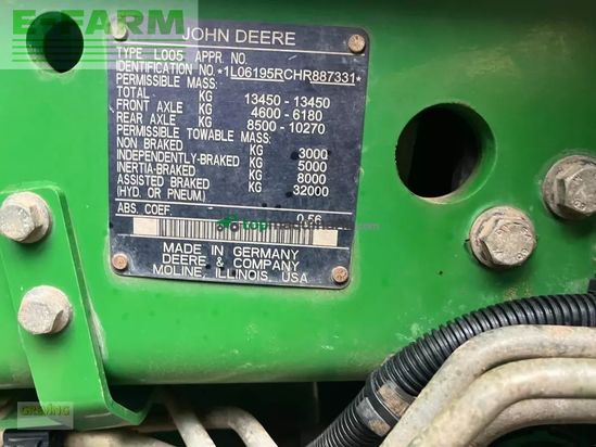 Tractor agrícola - John Deere - 6195r