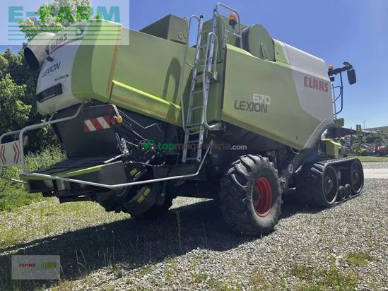 Cosechadora de Cereal - Claas - lexion 670 + vario 750