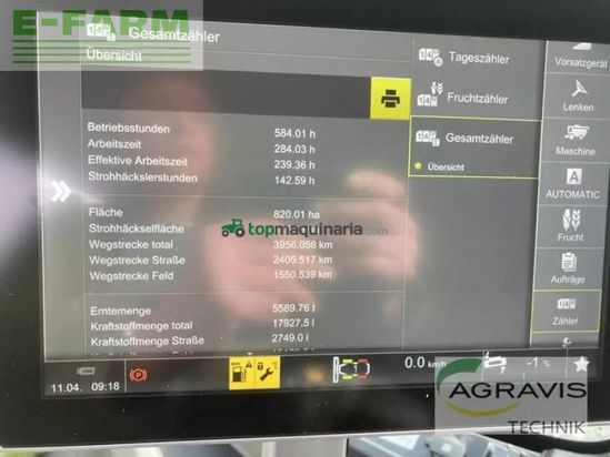 Cosechadora de Cereal - Claas - trion 730
