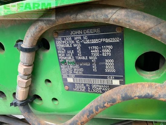 Tractor agrícola - John Deere - 6155r tractor (st24081)