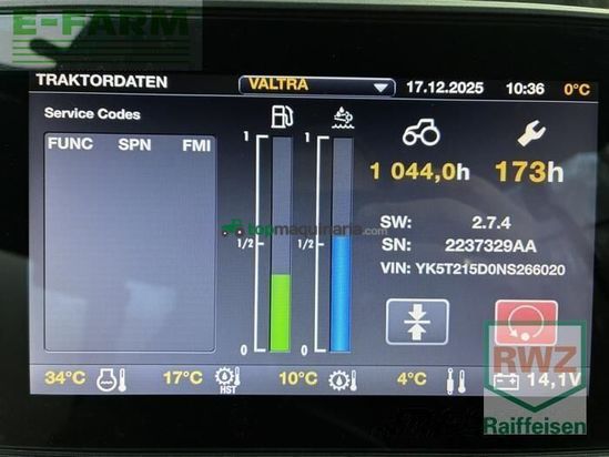 Tractor agrícola - Valtra - t215d