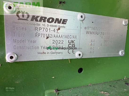 Empacadora gigant - Krone - comprima v 180 xc