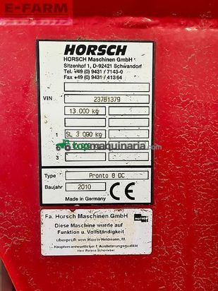 Sembradora - Horsch - pronto 8 dc