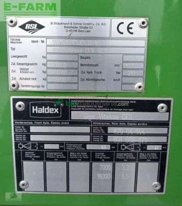 Remolqu agrícola - Strautmann - giga-vitesse cfs3601