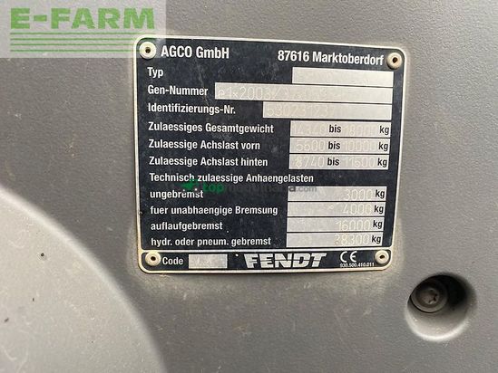 Tractor agrícola - Fendt - 1050 power plus *rtk lenksystem*