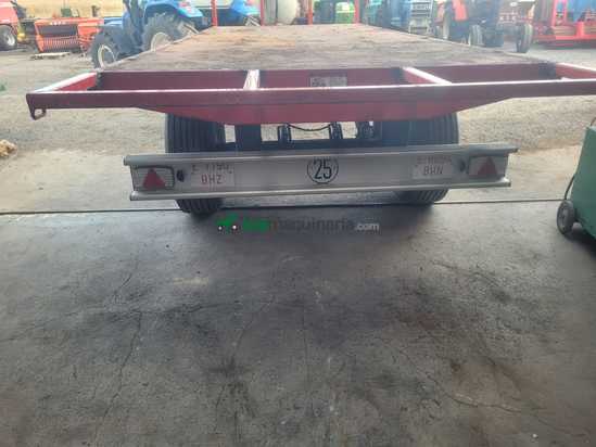 Remolque   Plataforma para madera y paja Talleres Joman 