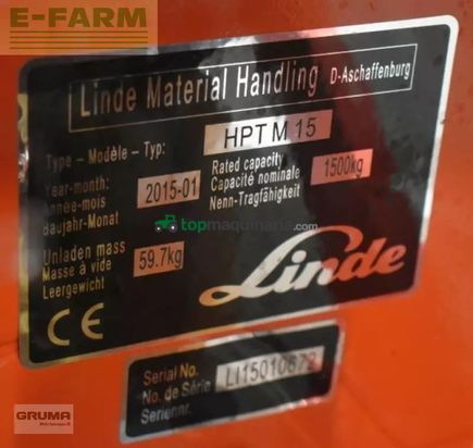 Elevadora - Linde - hpt m 15