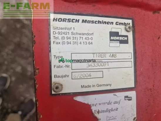 Cultivador - Horsch - tiger 4 as