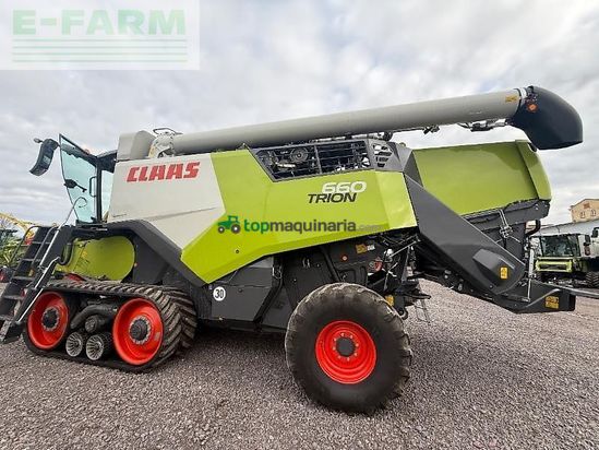 Cosechadora de Cereal - Claas - trion 660 terra trac