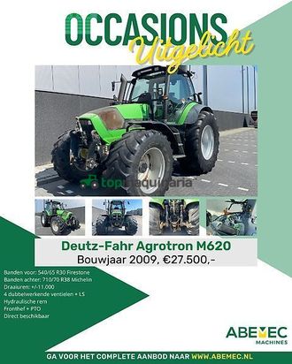 Tractor agrícola - Deutz-Fahr - agrotron m620
