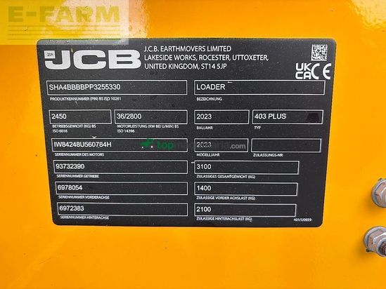Minicargadora - JCB - 403 plus