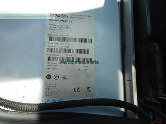 Elevadora - Toyota - 8fbek18t triplex 6m + ss + ladegerät ( lithium b