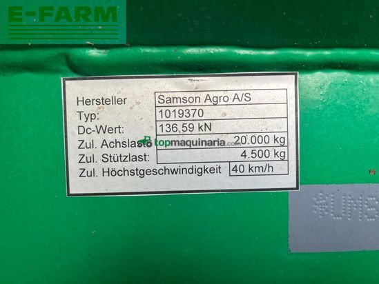 Cisterna - Samson - pg ii 20 mit bomech multi 18 m, schleppschuh