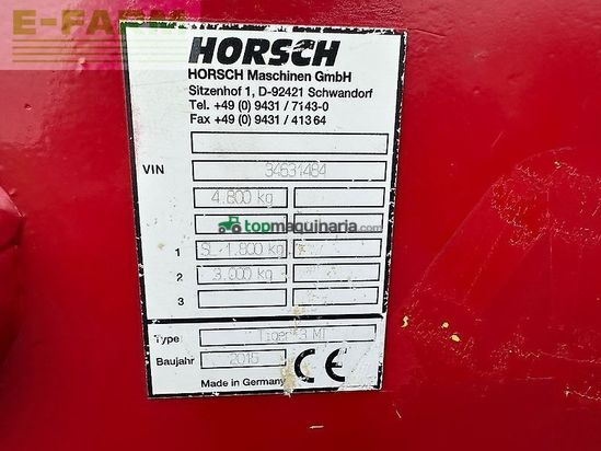 Cultivador - Horsch - tiger 3 mt