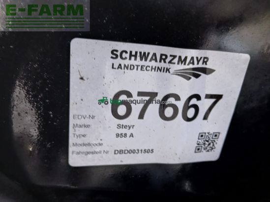 Tractor agrícola - Steyr - 958 m a