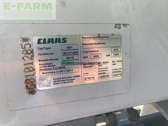 Henificador - Claas - liner 1750 twin