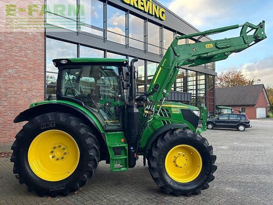 Tractor agrícola - John Deere - 6130r inkl. john deere 643r