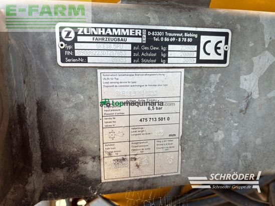 Cisterna - Zunhammer - ske 18.5 pu | andockarm & trichter