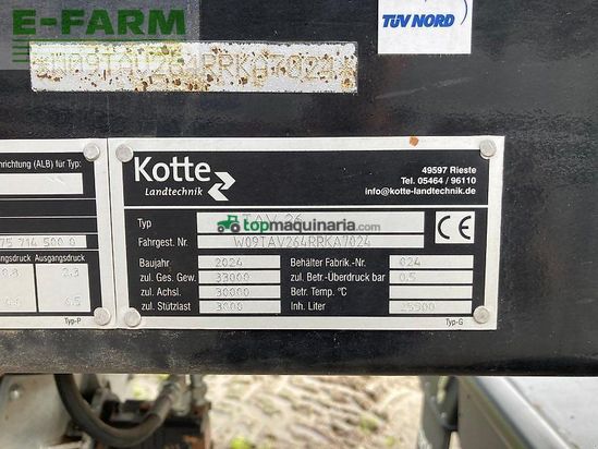 Cuba de purin - garant Kotte - tav 26