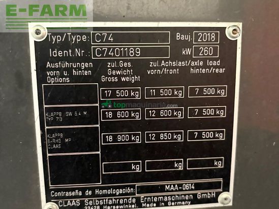 Cosechadora de Cereal - Claas - lexion 650