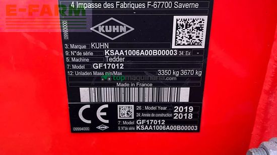Rastrillo - Kuhn - gf 17012