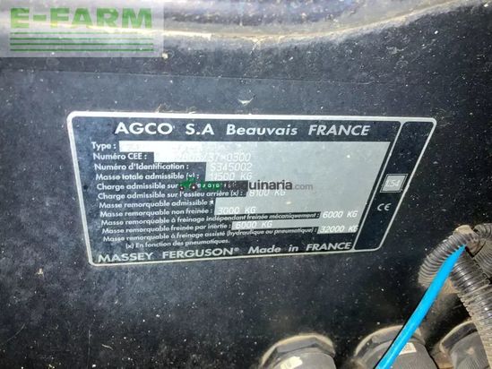 Tractor agrícola - Massey Ferguson - 7480 tiers 3