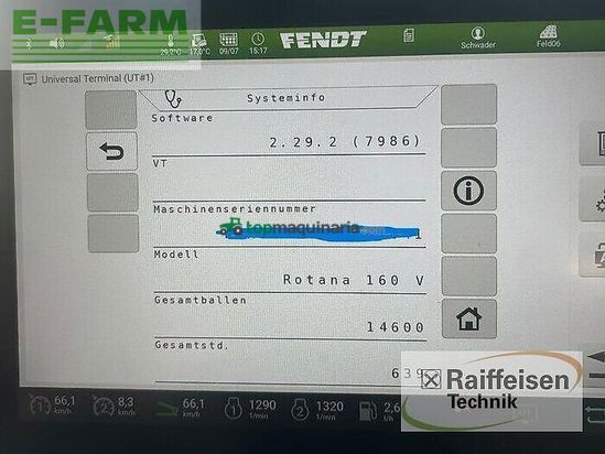 Empacadora gigant - Fendt - rotana 160 v