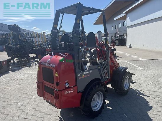 Minicargadora - Weidemann - 1160 mit klappdach unter 2,0m, euro aufnahme