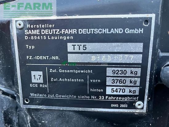 Tractor agrícola - Deutz-Fahr - agrotron 165.7