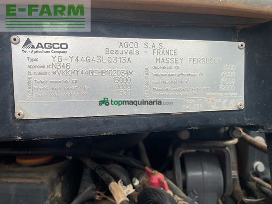 Tractor agrícola - Massey Ferguson - 8727 dyna vt mit alö