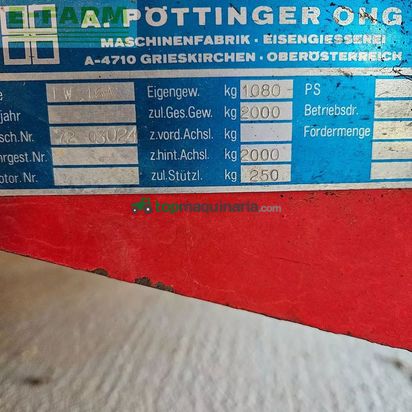 Remolqu agrícola - Pöttinger - ladewagen 15 type lw 16a