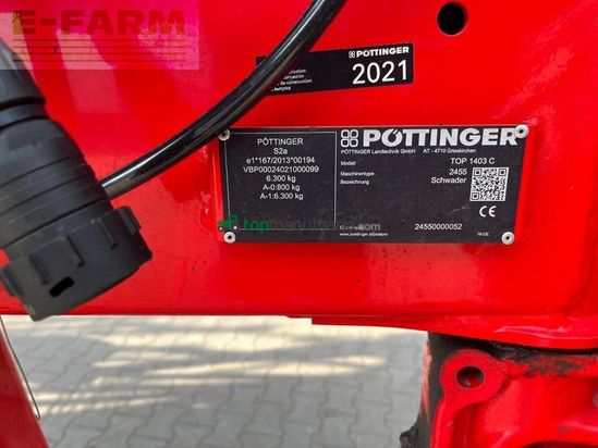 Henificador - Pöttinger - top 1403 c