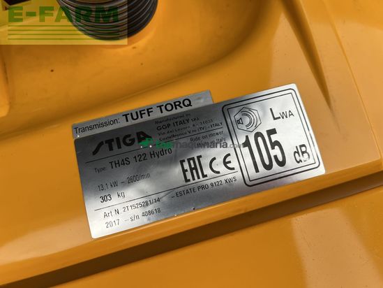 Tractor agrícola - Stiga - estate pro 9122 xws awd inkl. schneeschild