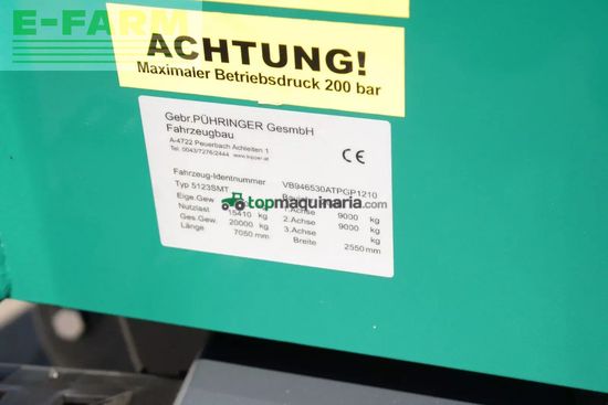 Volquet - Pühringer - 5123 smt hardox, 20t