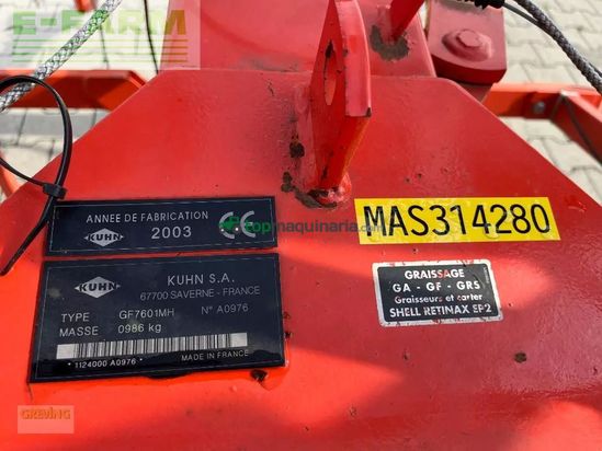 Henificador - Kuhn - gf7601