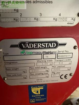 Sembradora directa - Väderstad - rapid rd 300 s