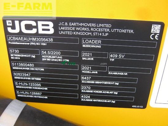 Minicargadora - JCB - 409 stufe v