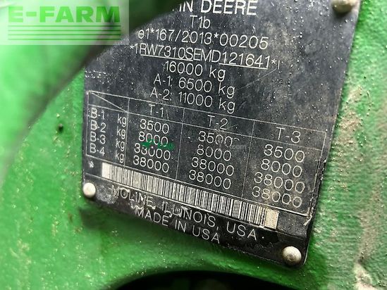 Tractor agrícola - John Deere - 7r 310