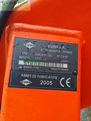 Cortacésped manual - Kuhn - gmd 600 gii