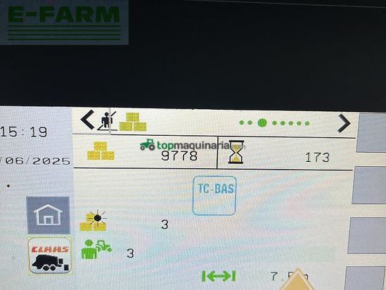 Empacadora gigant - Claas - quadrant 5300 fc t