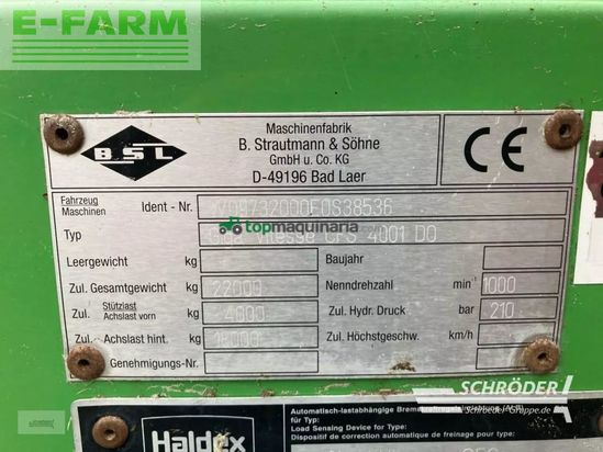 Remolqu agrícola - Strautmann - giga vitesse cfs 4001 do