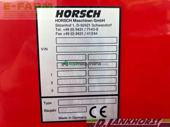 Combinado de siembra - Horsch - pronto 3 dc