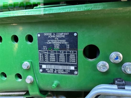 Tractor agrícola - John Deere - 6r175 *garantieverlängerung*