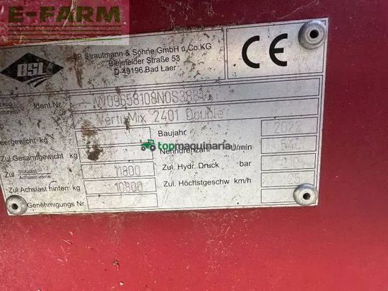 Remolqu esparcidor - Strautmann - verti mix 2401