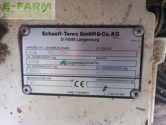 Minicargadora - Schaeff - skl 824