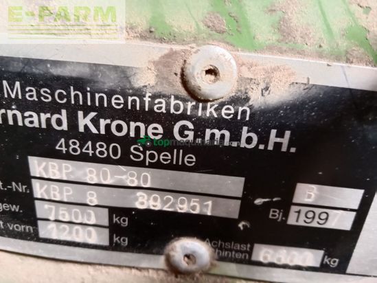 Empacadora gigant - Krone - big pack 80-80